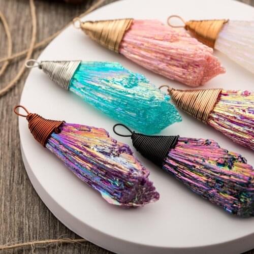 10Pcs Vintage Style Irregular Shape Color AB Resin Charms For DIY Making Necklace Jewelry Accessories Resin Alien Stone