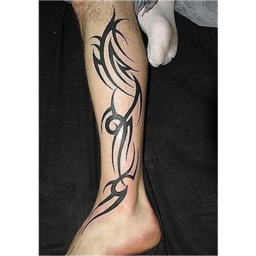 SD-05(SM-D025)Professional Waterproof Disposable Domineering Aggressive Leg Temporary Tattoos Sticker Fake Tatto for Woman Men