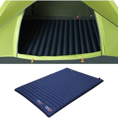 195 × 138cm Built-in air pump Camping Mat Picnic Barbecue Inflatable cushion Automatic Inflatable Double mattress