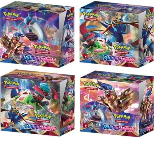 2020 Latest 324Pcs Pokemon Sword & Shield English Cards Trade Game Card Collection Toys