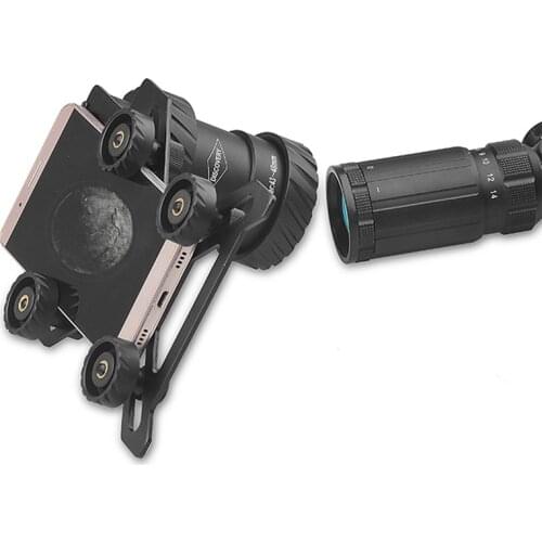 Discovery Phone Adapter Riflescope Universal 38-48MM Tube Hunting Taking Video Images with central camera is not applicable