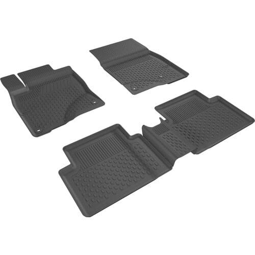 Roxform Car In-4.5D Mop Black Auto Mat Interior Accessories Tuning For Honda Civic 2016 2017 2018 2019 2020 2021