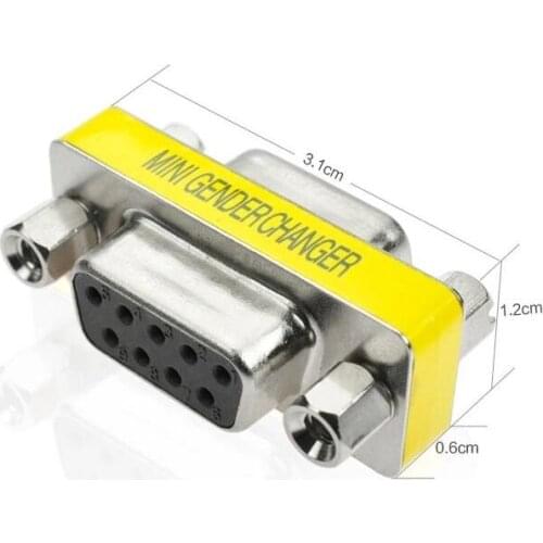 CAN Network DB9 Female to Female Adapter 9-pin Adapter Serial RS232 Adapter