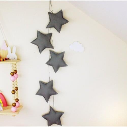 Star Garland Banner Room Nursery Decor Teepee Tent Canopy Accessories Decor
