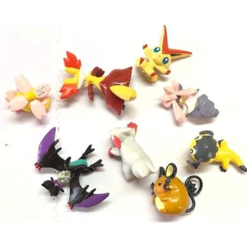 Pokemon Pikachu Keldeo Virizion Cobalion Delphox Victini Cherrim Helioptile Sudowoodo Cranidos Cute Action Figure Model Toys