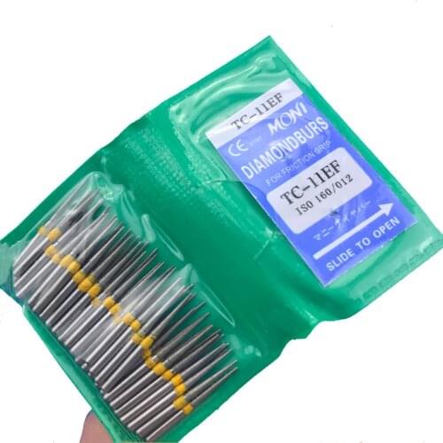 Dental Diamond FG High Speed Burs for Polishing TC-11EF Dental Burs