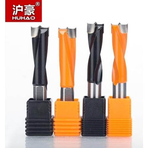 HUHAO 1pc 3mm-15mm Woodworking Drill Bit Row Drilling For Boring Machine Drills 70mm Length Router Bit For Wood Carbide Endmill