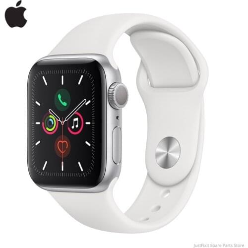 Official New Apple Watch Series 5 GPS + Cellular 40MM/44MM Aluminum Case with White/Black/Pink Sand Sport Band Remote Smartwatch
