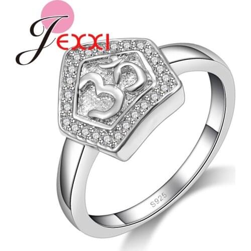 Vintage Punk Style Stainless 925 Sterling Silver Geometric Hotsale Fashion Jewelry Women Men Cool Party Club Finger Rings