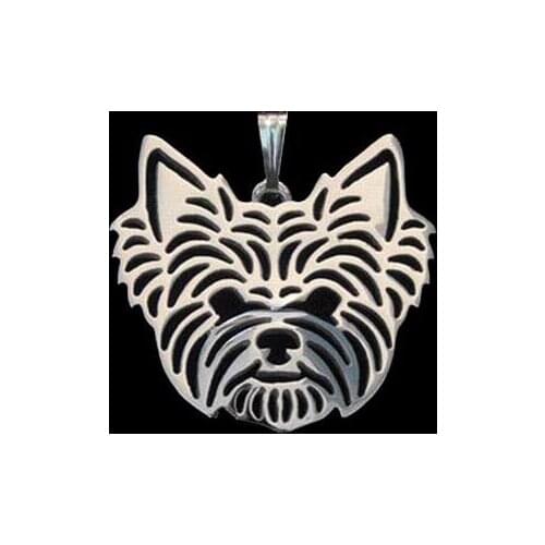 2019 Women Silver Plated Yorkshire Terrier Pendants Alloy Family Friendly Dog Pendants