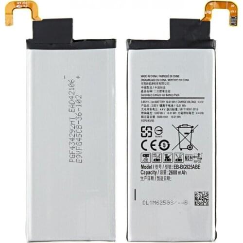 10pcs /lot 3600mAh EB-BG925ABE Replacement Battery For Samsung Galaxy S6 Edge G9250 SM-G925l G925F G925L G925K G925A G925S