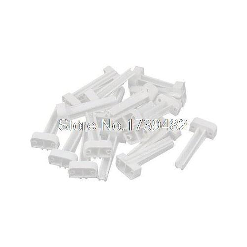 20pcs Vertical Mount PCB Circuit Board Slot Guide Rail Supporting Bar