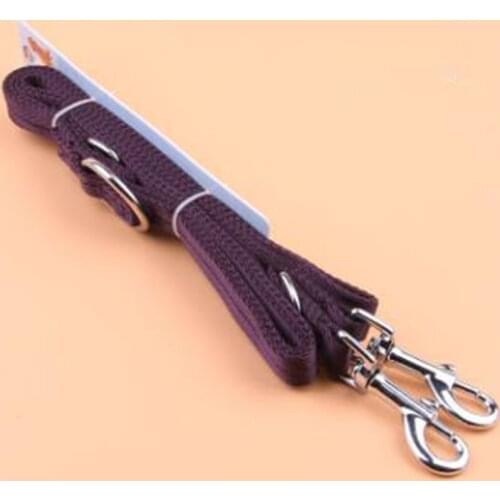 60 pcs/lot Double Dog Cat Leashes Pet Traction Belt One Drag Two Small And Medium Dog Traction Rope Lead Free Shipping
