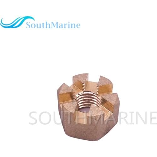 90171-10M01 Outboard Castle Prop Propeller Nut for Yamaha Parsun HDX Hidea 9.9HP 15HP Boat Outboard Motor