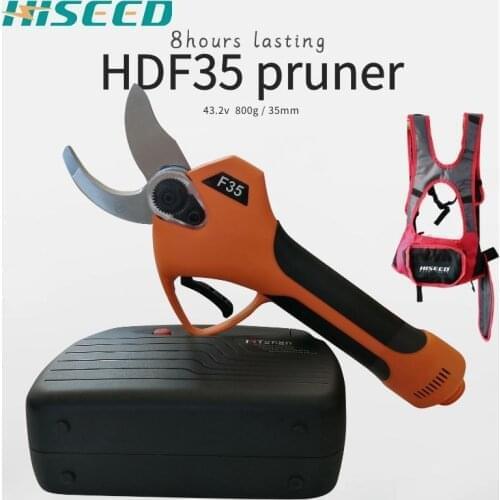 F35 Rechargeable Electric Pruning Shears Fruit Tree Scissors Gardening Pruners Electric Branch Pruning Shears