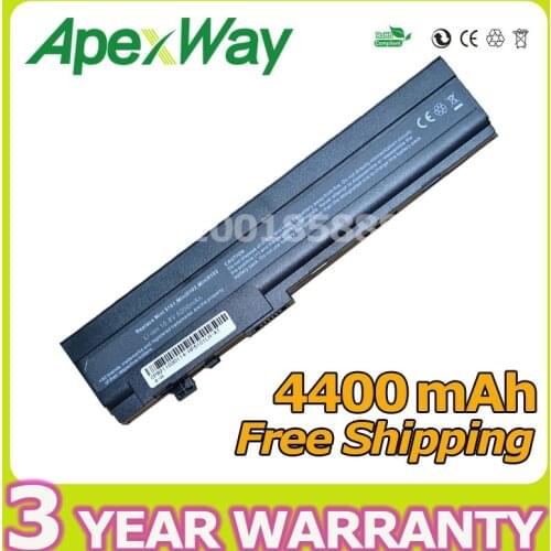 Apexway 4400mAh laptop battery for HP mini 5101 5102 5103 AT901AA HSTNN-DB0G HSTNN-I71C HSTNN-IB0F HSTNN-OB0F HSTNN-UB0G