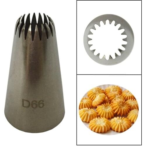 D6d Seamless Creative Icing Piping Nozzles Russian Pastry Tips Sugar Craft Cake Cupcake Decorating Tools Bakeware Cookie