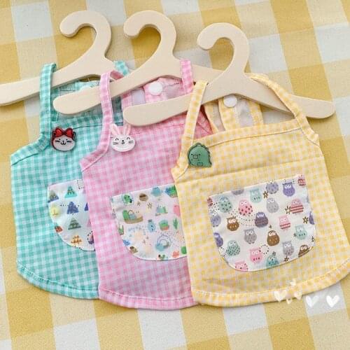 Plaid Dog Vest Pet Clothes For Small Medium Dogs Shirt Puppy Pet Clothing For Dog Vest Ropa Perro Summer Puppy Outfit Chihuahua