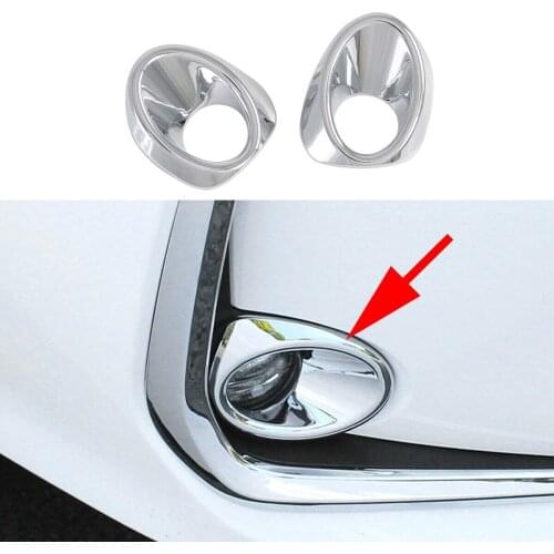 Foglight Moluding Fit For Toyota Corolla 2019 2020 Chrome Head Front Fog Light Lamp Sticker Protector Cover Trim Accessories