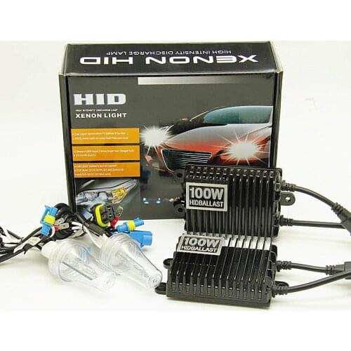 Ceramic 100w xenon H7 H11 9005 9006 H1 H3 4300K 6000K 8000K car 12v hid xenon hedlight kit