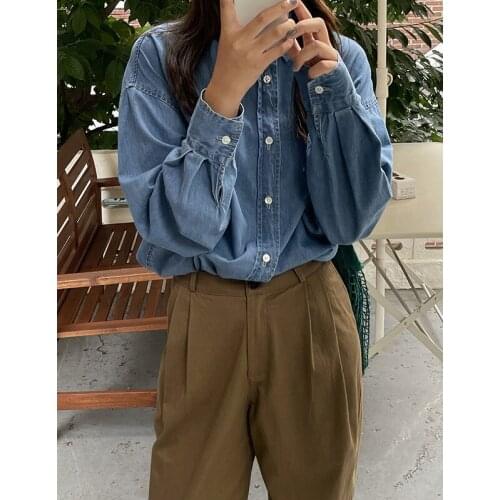 Женские джинсовые рубашки LFFMHMT China At AliExpress