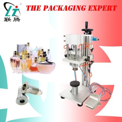 Perfume tying machine capper sealing machine metal cap press machine Perfume capping machine Perfume capper sealer Free Shipping