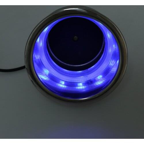 Metal Cup Drink Holder with Drain Marine Boat Rv Camper - 4inch H - 3 1/2inch ID, 4 1/4inch OD, with flange