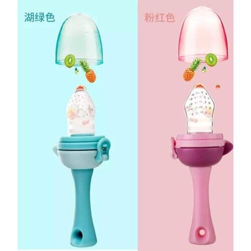 Cute Baby Pacifiers Fresh Fruit Food Nibbler Feeder Nipples For Toddler Nipples Feeding Safe Teat Pacifier Kids Gift