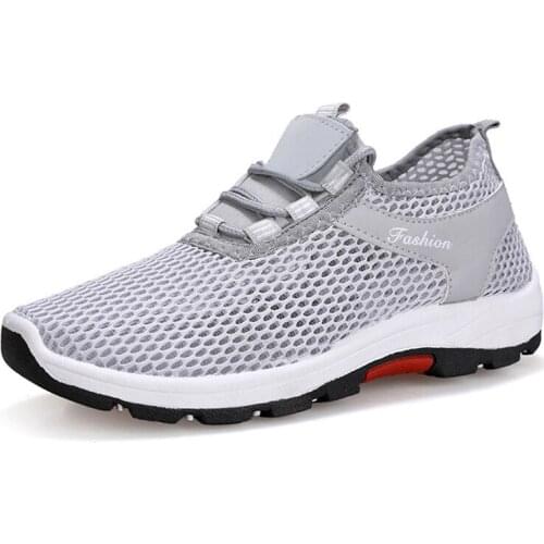 Fashion Men Women Trainers Shoes Casual Lace-up Sneakers Lightweight Summer Breathable Mesh Trainers Casual Shoes