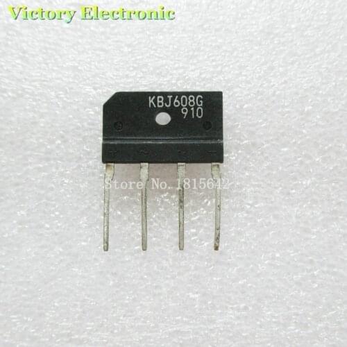 5PCS/Lot KBJ608G KBJ608 Kbj608 kbj608g 6A 800V Bridge Rectifier New