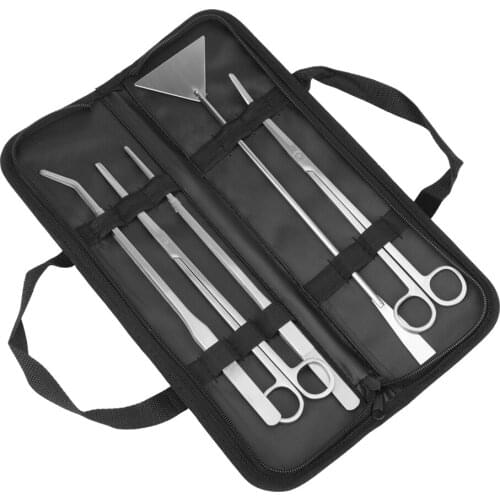 Plants Fish Tank Accessories Plants Tweezers Silver Grass Scissors Aquarium Tools Set Cleaning Tools Stainless Steel