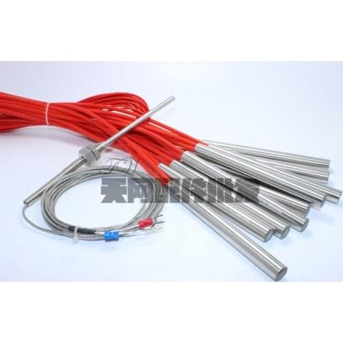 Rubber pot heating tube Huali edge banding machine temperature sensing line electric heating tube heat probe