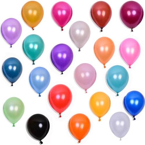 50Pcs 10/12inch 1.5g 2.8g Colorful Pearl Latex Balloons Wedding Birthday Party Decoration Baby Shower Kids Air Balls Toys Globos