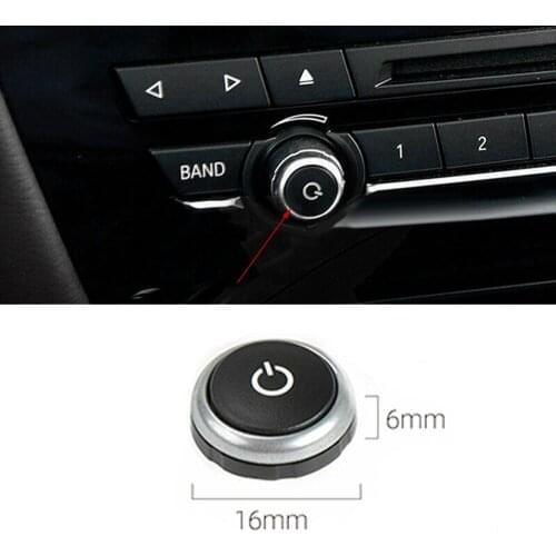 1 X Car FM Setting Knob FM/AM Volume Adjust Control Knob For BMW F07 F06 F12 F13 F01 F02 F15 F85 F16 F86
