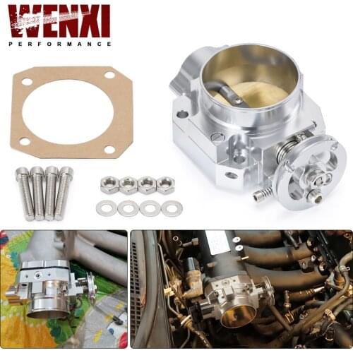Aluminum Silver Intake Manifold 70mm Throttle Body For Honda B16 B18 D16 F22 B20 D/B/H/F EG EK H22 WX6952