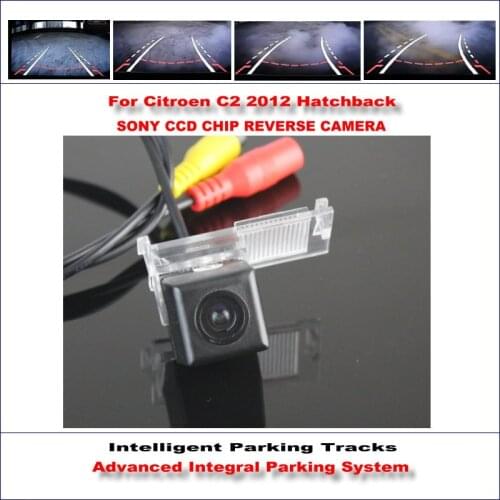 Car Rear View Camera For Citroen C2 2012 Hatchback HD Intelligentized Dynamic Parking Guidance CAM