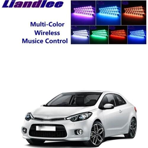 Liandlee Car Neon Color-Changing Light of Atmibient Inside Footwell Light For KIA Cerato Sephia Spectra 5 LD 2003~2008