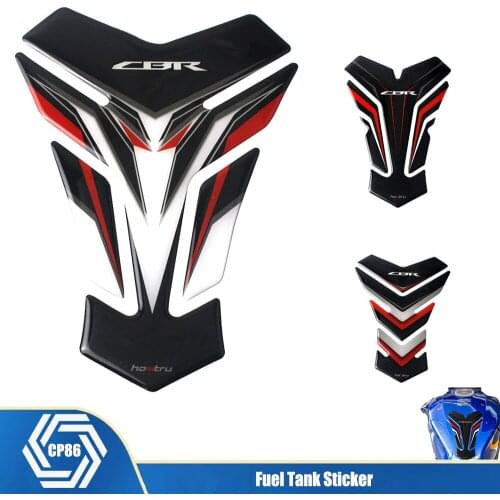 For Honda CBR 250 RR 600 RR 900 RR 1000 RR 650F 500R Fire Sheet Tankpad 3D Carbon Motorcycle Tank Pad Protector Sticker