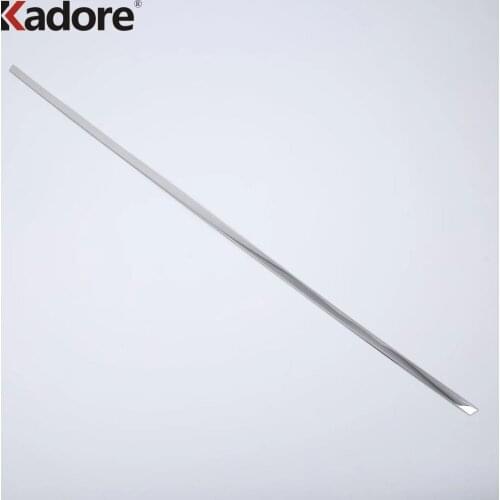 For Hyundai Kona Kauai SUV 2017 2018 2019 2020 Stainless Steel Rear Trunk Lid Cover Trim Tail Gate Bottom Strip Car Accessories