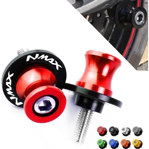 For Yamaha MT07 MT09 YBR125 XMAX NMAX SMAX TMAX Motorcycle CNC Swingarm Sliders Spools Paddock Stand Bobbins Swing Arm