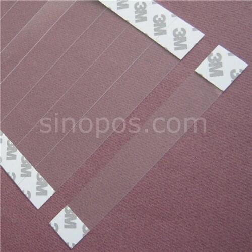 Adhesive PVC Display Wobbler Arms, promotional advertising jumping card shelf talker price tag signage tape holder plastic strip