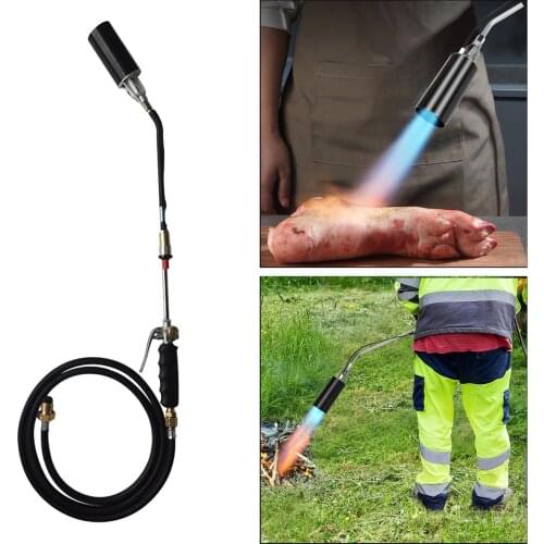 Heavy Duty Propane Torch Weed Burner Kit,Weed Torch Wand for Ice Snow Melter, Roofing, Roads