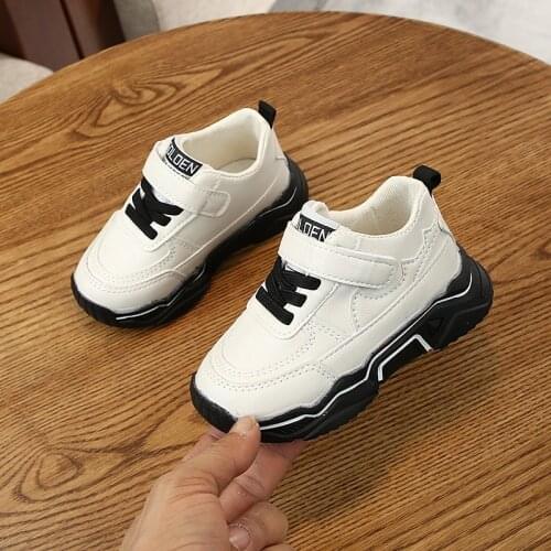 Toddler Shoes Autumn Winter Girls Boys Sports Shoes For Children Girls Leather Flats Kids Sneakers Fashion Casual Infant Shoes