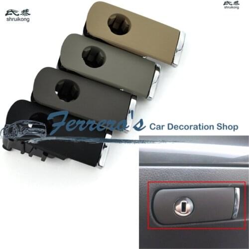 Left Hand Drive Glove Box Lock Lid Handle Cover Lid Fit For Audi A4 B6 B7 8E 2002 2003 2004 2005 2006 2007