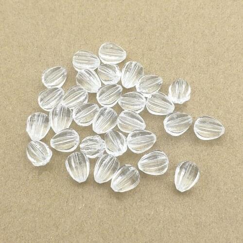 New Arrival! 12x9mm 880pcs Clear Acrylic Stripe Drop Beads for Handmade Necklace Earring DIY Parts,Jewelry Findings & Components