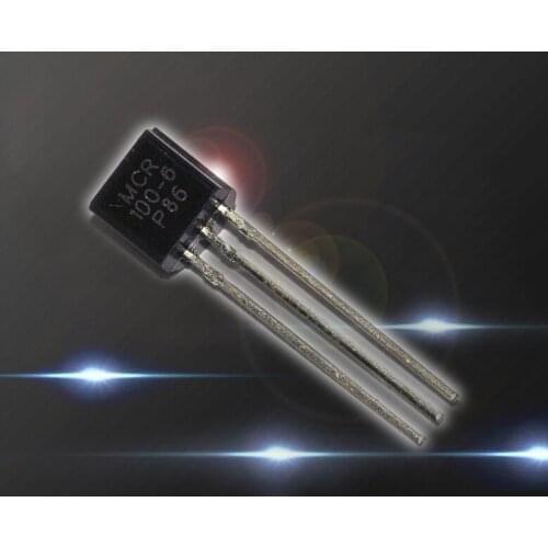 50pcs MCR100-6 100-6 MCR100 TO-92 SCRs 400V 800mA new original