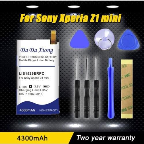 New High quality 3900mAh LIS1529ERPC Li-ion Phone Battery use for Sony Xperia Z1 mini Z1mini D5503 Z1 Compact M51w Phone