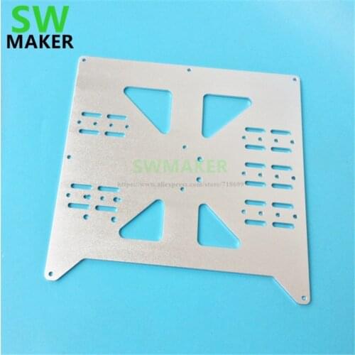 SWMAKER Upgrade Aluminum Y Carriage Plate V3 bed support for DIY Wanhao Duplicator i3/Monoprice Maker Select high quality