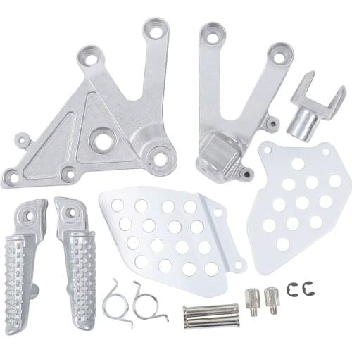 Motorcycle Front Rider Foot Pegs Footrest Brackets For HONDA CBR 600RR 2003-2006 2004 2005