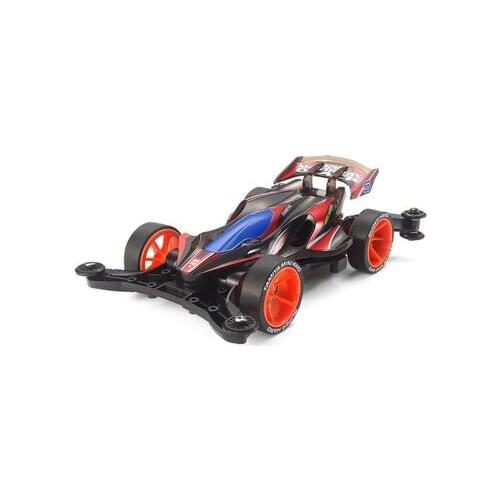 Authentic Tamiya Mini 4WD Racer Model Car Devil Fish Black Transparent Special Edition AR Chassis 95419 Racing-car